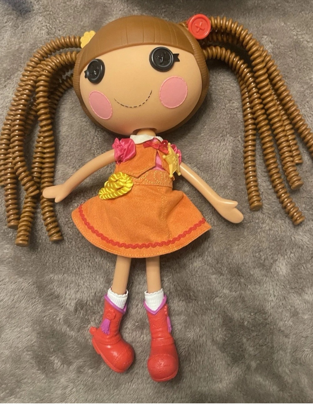 LALALOOPSY PRAIRIE DUSTY TRAILS SILLY HAIR Sheriff 12" FULL SIZE DOLL COWGIRL